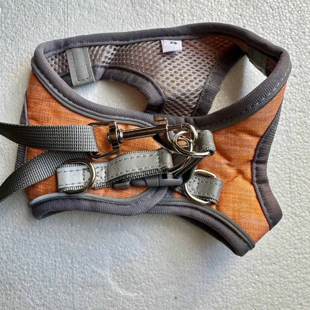 Bundle of Two  brand new XS dog's harnesses with leash